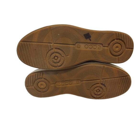 Ecco Kyle Suede Lace Up Casual Lifestyle Shoes Low Top Taupe Mens US 10 EU 43 - Picture 7 of 8